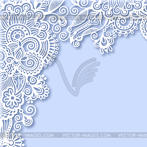 Ornate greeting card, christmas decoration - vector EPS clipart