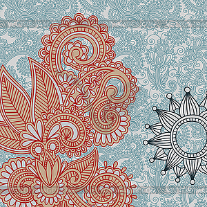 Vintage ornamental template - vector clip art