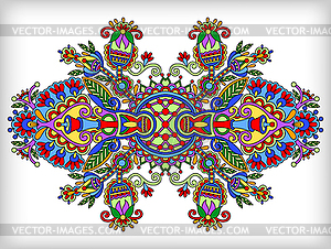 Ornamental floral adornment - vector clipart