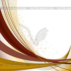 Abstract brown lines - vector clipart