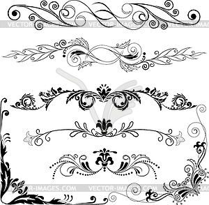 Decorative elements - vector clip art