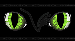 Cat`s eyes - vector clip art
