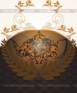 Tea-label - vector image