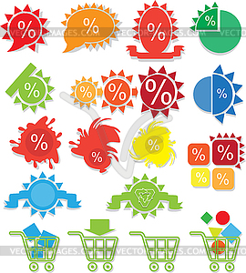 Icons Online Store - vector EPS clipart