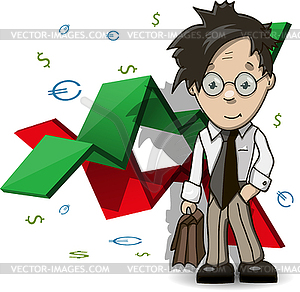 Financial Analyst - vector clip art