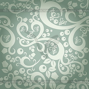 Elegant floral vintage seamless pattern background - vector clip art