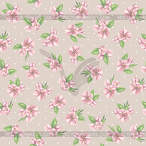 Beautiful floral pattern - vector clip art