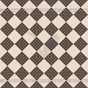 Seamless retro squares background - vector image