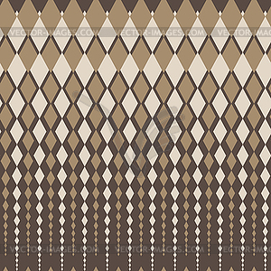 Vintage seamless geometric pattern - vector clipart