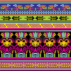 Животных мексиканской фоне - векторная иллюстрация