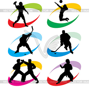 Sport icons - vector clip art