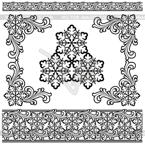 Winter design element - vector image