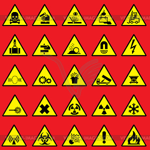 Warning sign - vector image