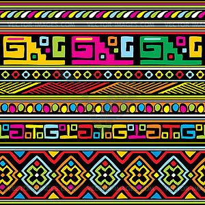 African seamless pattern - royalty-free vector clipart