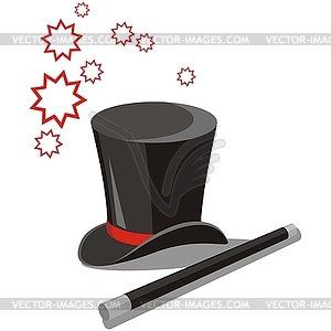 Magic hat set 0 - vector image
