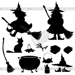 Halloween icon , vector set - vector clip art