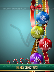 Christmas background - vector image