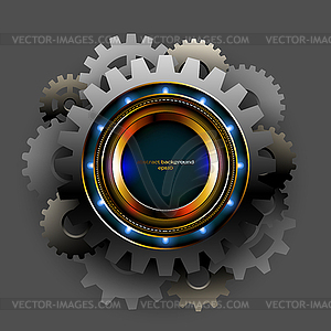 Industrial abstract background - vector clipart