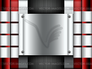Abstract metal background - vector clipart