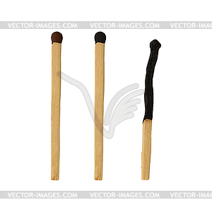 Match - vector image