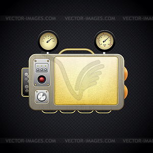 Control panel - vector image