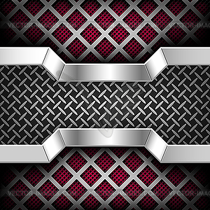 Abstract metal background - vector image