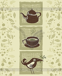 Tea Time - royalty-free vector image