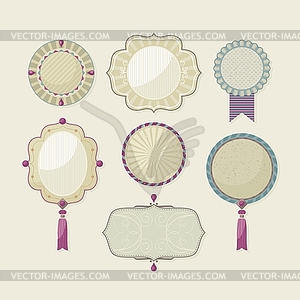 Frames set - vector clip art