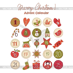 Advent Calendar - vector image