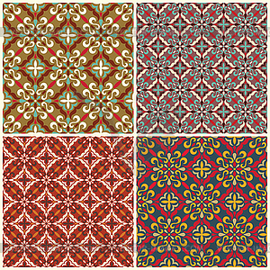 Traditional seamless pattern - vector clipart