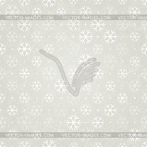 Seamless pattern with snowflakes - vector clipart