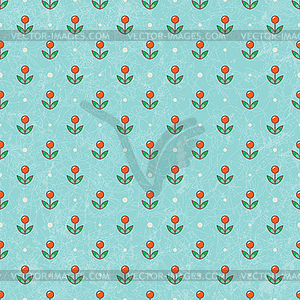 Floral baby wallpaper. - vector image