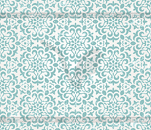 Floral retro wallpaper - vector clipart