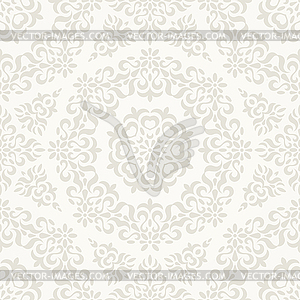 Seamless ornate retro pattern - vector image