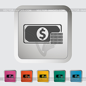 Dollar sing - vector clipart