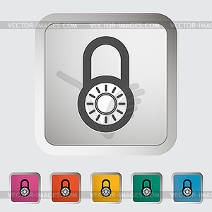 Padlock - vector clip art