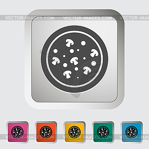 Pizza icon - vector clipart