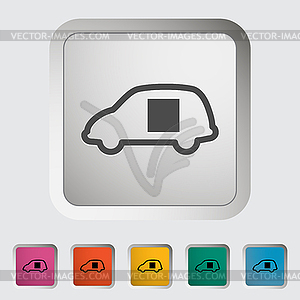 Car sliding door - vector clip art