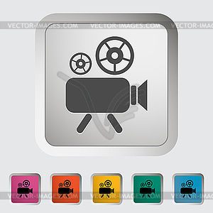 Videocamera - vector clip art