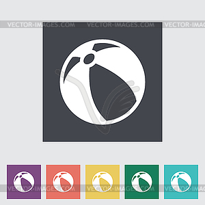 Beach ball - vector clipart