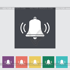 Bell flat icon - vector image