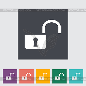 Padlock - vector clipart