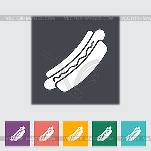 Hot dog - vector image