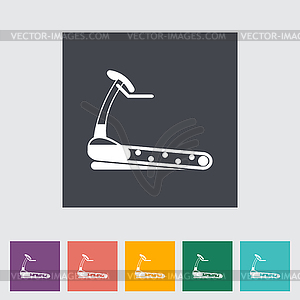 Icon trainer treadmill - vector clip art