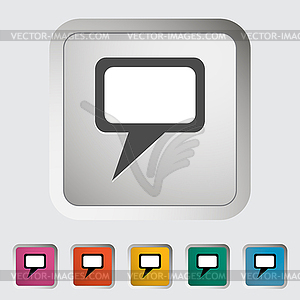 Document single icon - vector clip art