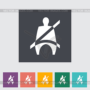 Seat belt - vector clipart