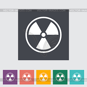 Radioactivity - color vector clipart