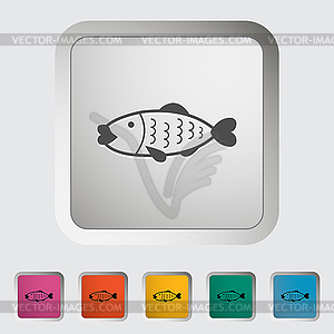 Fish icon - vector clipart