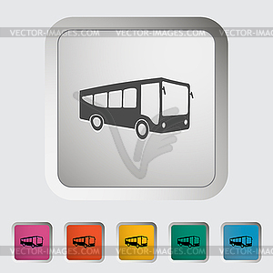 Bus icon - vector clip art