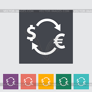 Currency exchange - vector image